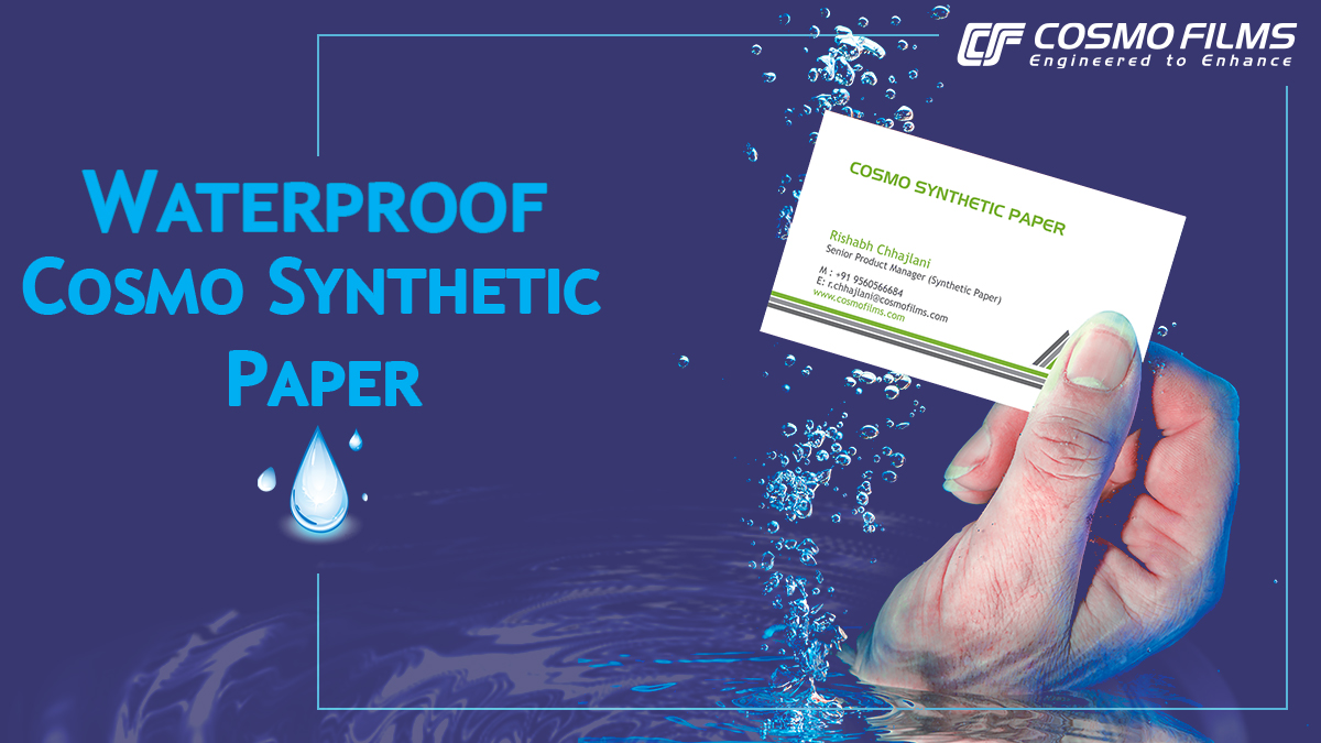 Wie können Sie das wasserfeste Cosmo Synthetic Paper verwenden?
