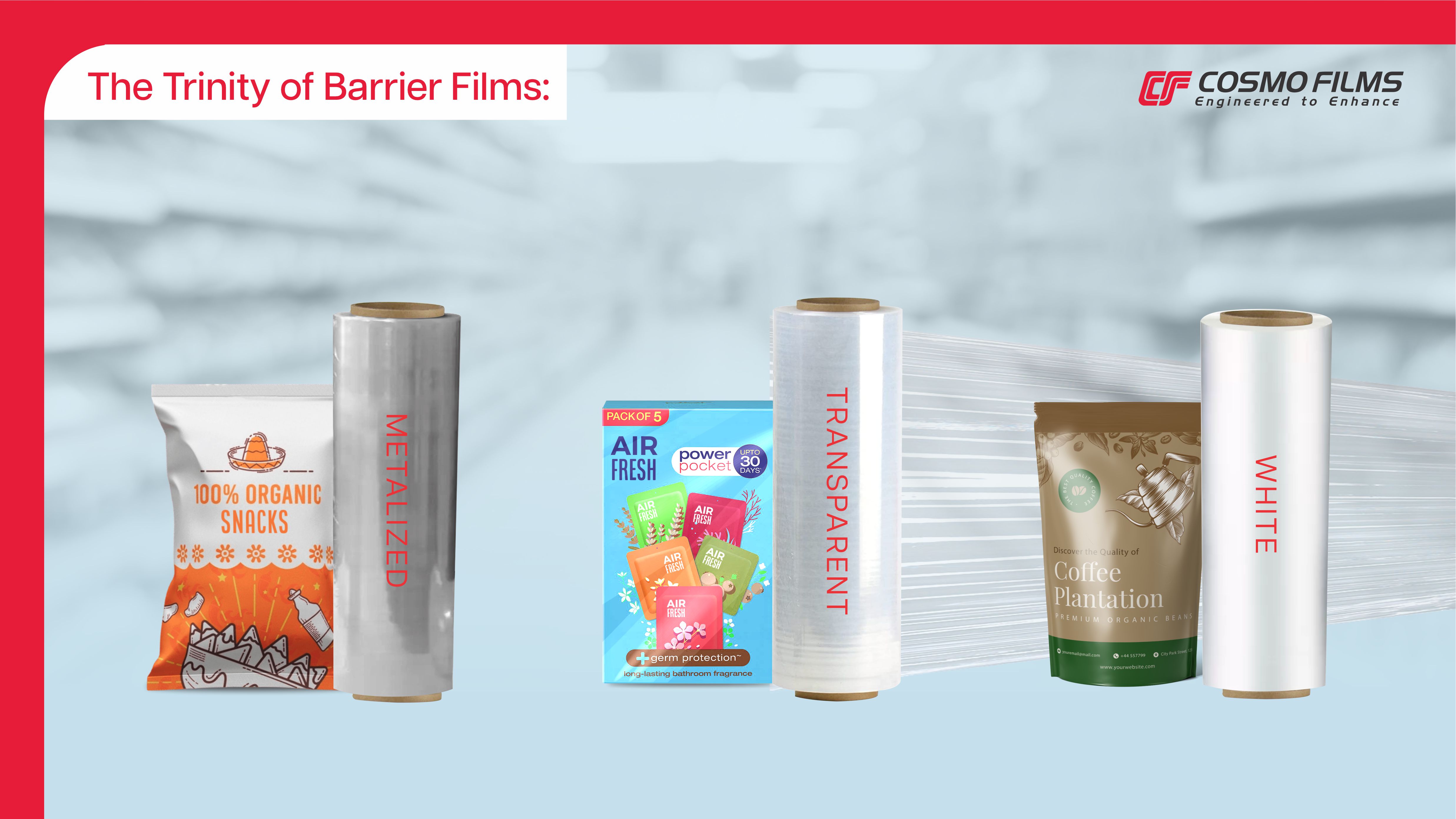 Cosmo Barrier Folien - Neudefinition von Produktverpackung und Ästhetik
