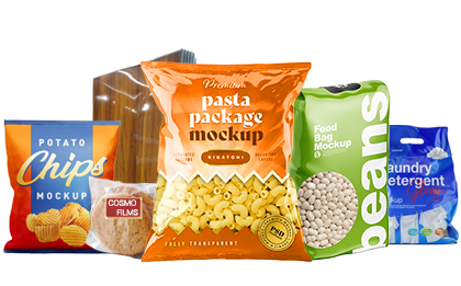 Transparente flexible Verpackung CPP
